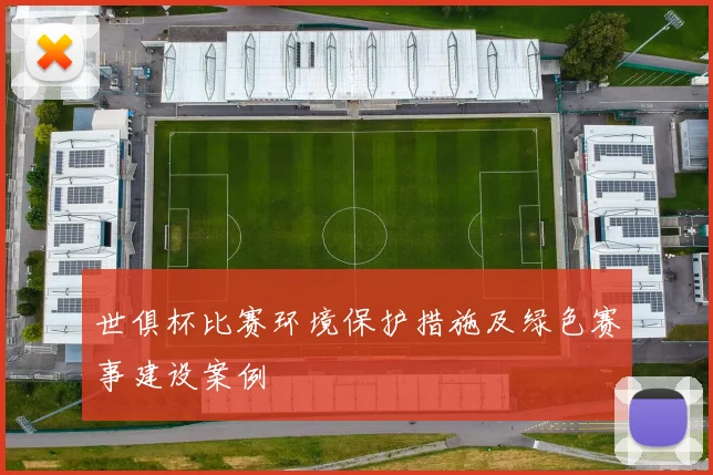 世俱杯比赛环境保护措施及绿色赛事建设案例